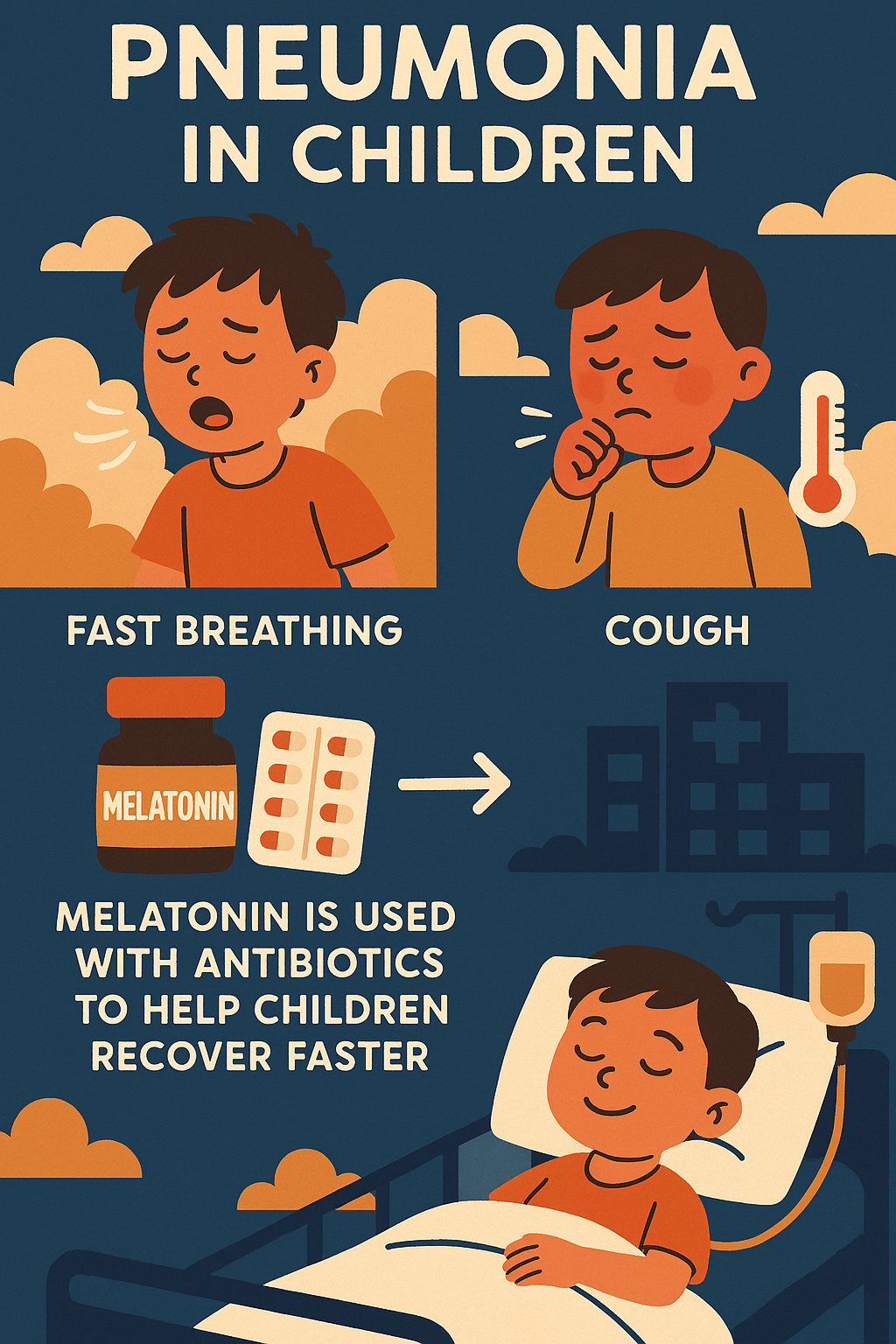 Childhood Pneumonia: Testing Melatonin to Help Kids Get Better Faster