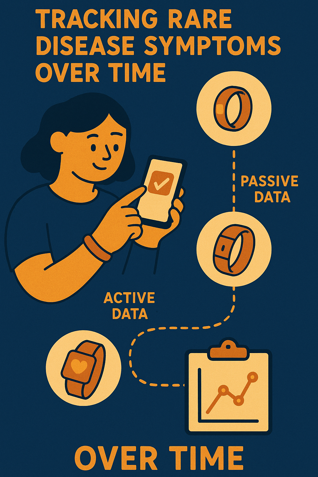 Rare Disease: Testing an App and Wearables for Symptom Tracking