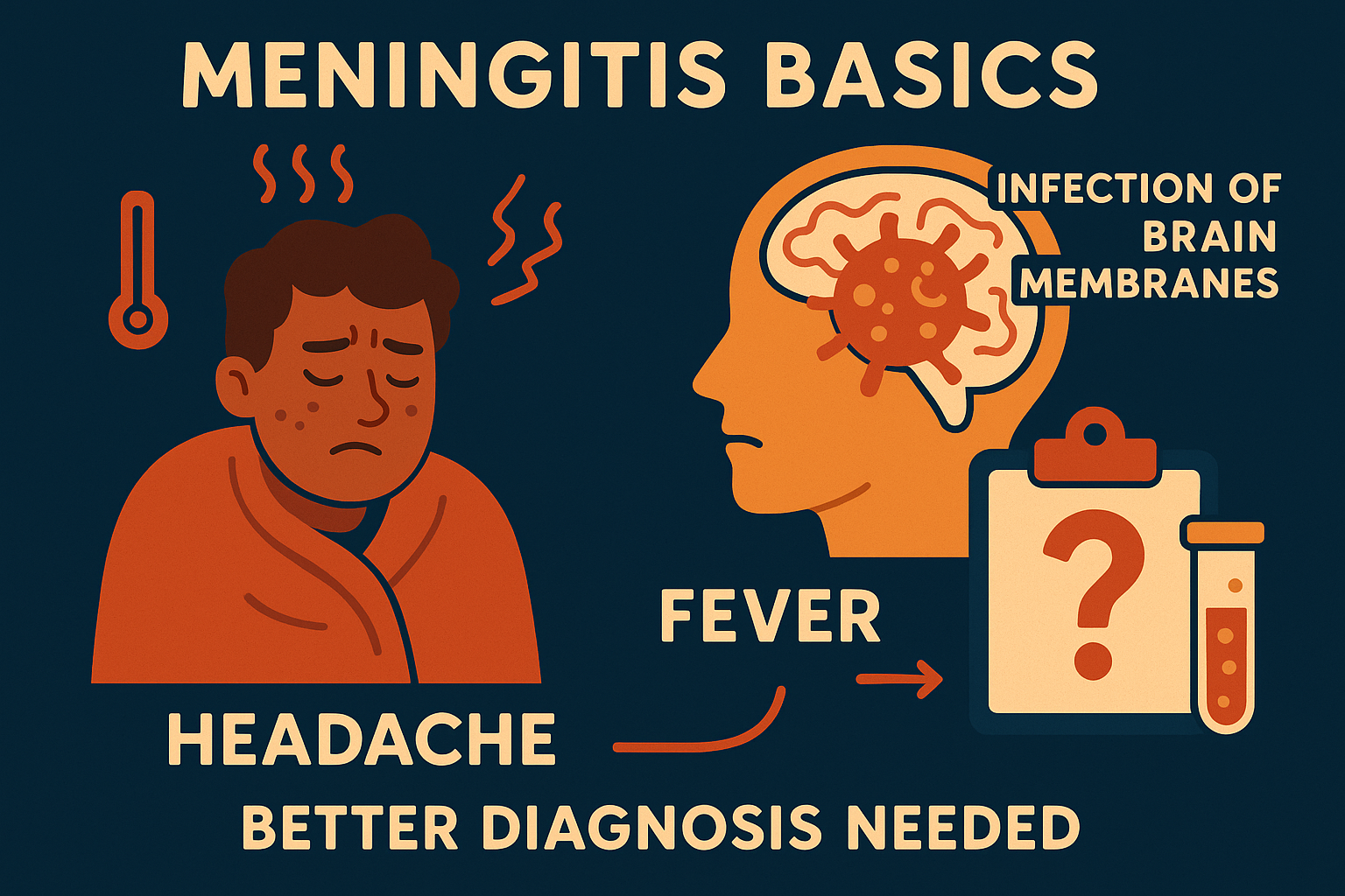 Basic overview of meningitis symptoms and importance of early detection
